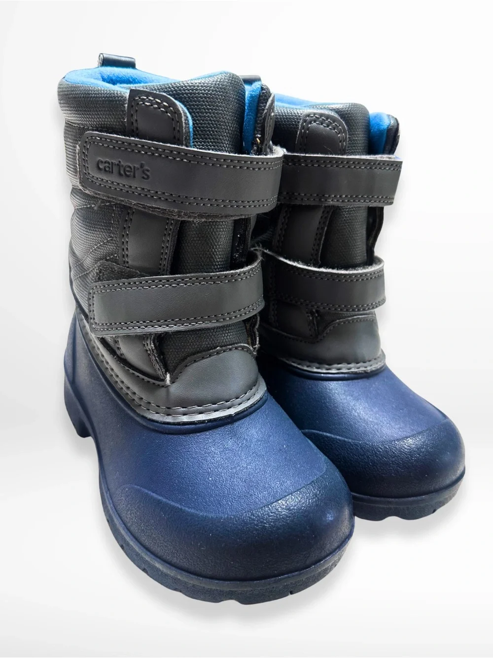 Carter's Navy and Gray Kids Waterproof Winter Boots